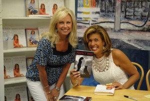 Kim and Hoda Kotb at Hoda's book signing at Browseabout Books in Rehoboth Beach, DE.
